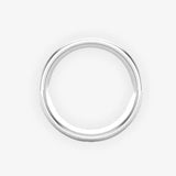 TRADITIONAL COURT POLISHED WEDDING RING IN 8MM WIDTH