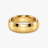 TRADITIONAL COURT POLISHED WEDDING RING IN 8MM WIDTH