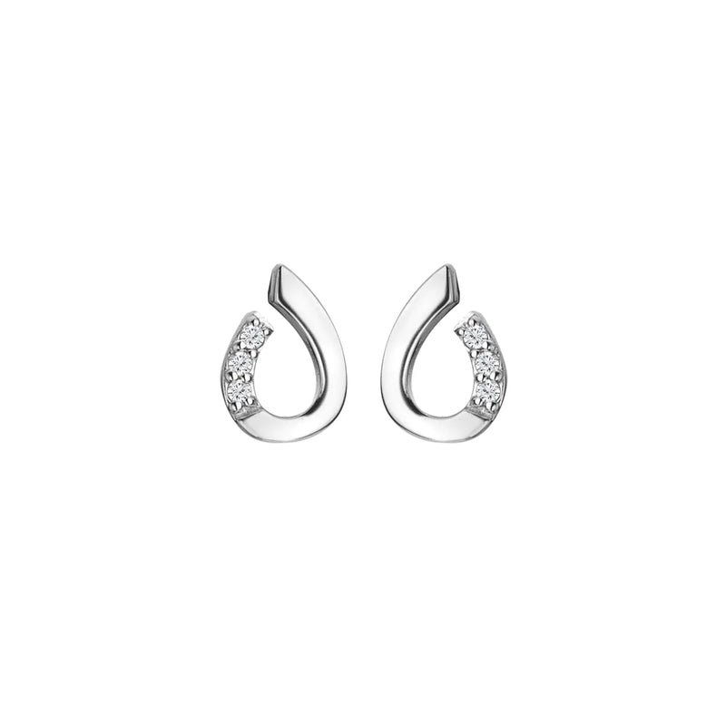 Teardrop Earrings Hot Diamonds