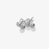 Tender White Topaz Earrings - Double Drop Hot Diamonds