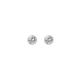 Tender White Topaz Earrings Hot Diamonds