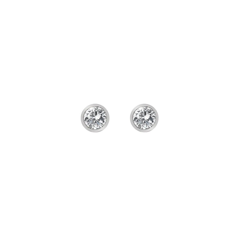 Tender White Topaz Earrings Hot Diamonds