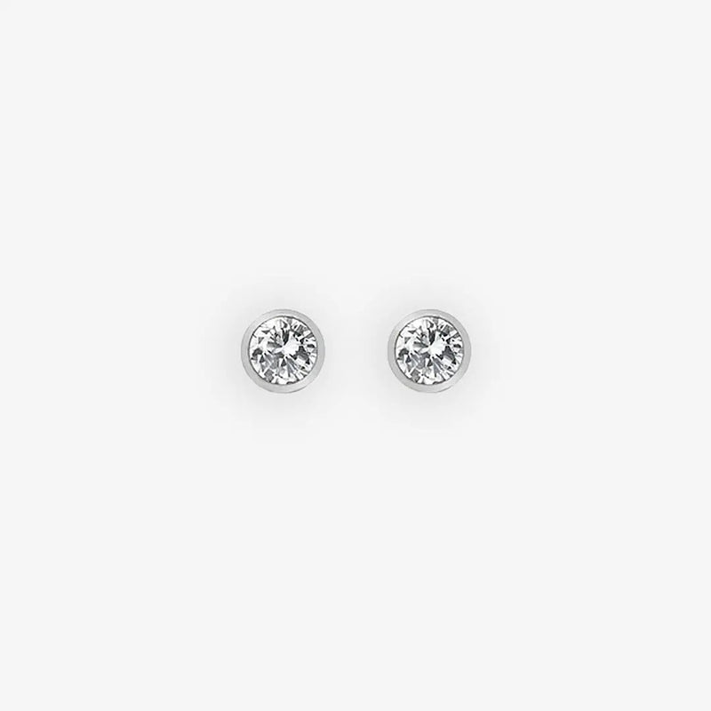 Tender White Topaz Earrings Hot Diamonds