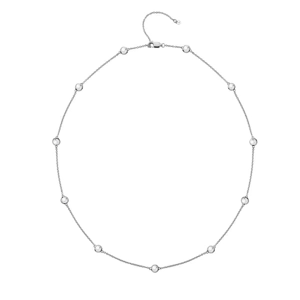 Tender White Topaz Intermittent Necklace - 45cm Hot Diamonds