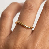 "Thea" Irregular Subtle Shaped Eternity Ring ET37