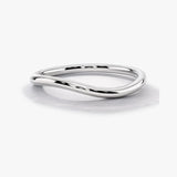 "Thea" Irregular Subtle Shaped Eternity Ring ET37