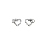 Togetherness Open Heart Earrings Hot Diamonds