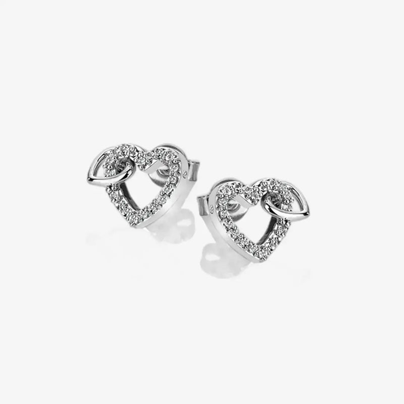 Togetherness Open Heart Earrings Hot Diamonds