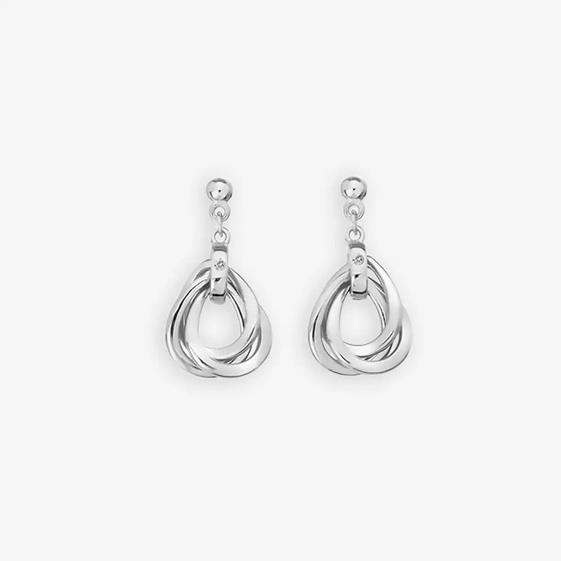 Trio Teardrop Earrings Hot Diamonds