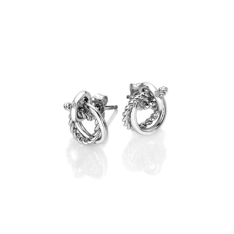 Unity Circle Earrings Hot Diamonds