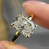 "Vail" 2 Carat Radiant Cut Solitaire Lab Grown Diamond Engagement Ring HLR561