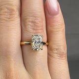"Vail" 2 Carat Radiant Cut Solitaire Lab Grown Diamond Engagement Ring HLR561