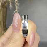 "Valeon" 1 Carat Round Cut Natural Diamond Half Eternity Ring MDR3756