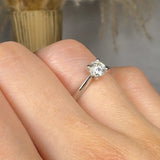 "Valoren" 0.50 Carat Round Cut Natural Diamond Solitaire Engagement Ring MDR4024