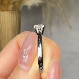 "Valoren" 0.50 Carat Round Cut Natural Diamond Solitaire Engagement Ring MDR4024