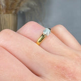 "Valtessa" 0.51 Carat  Round Cut Natural Diamond Solitaire Engagement Ring MDR3103