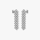 "Vanya" 3 CT Drop Diamond Earrings