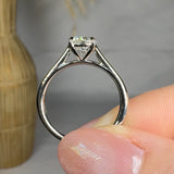 "Varen" 1.01 Carat Round Cut Lab Grown Solitaire Diamond Engagement Ring HLR391