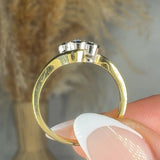 "Varessa" 0.33 Carat Round Cut Natural Diamond Trilogy Engagement Ring MDR4273