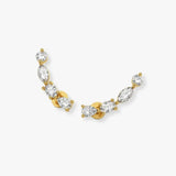 "Veda" Drop Diamond Earrings