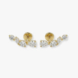 "Veda" Drop Diamond Earrings