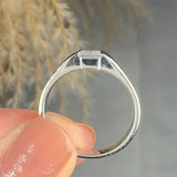 "Velique" 0.48 Carat Princess Cut Natural Diamond Solitaire Engagement Ring MDR3277