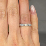 "Veloria" 0.53 Carat Princess Cut Natural Diamond Half Eternity Ring MDR3849
