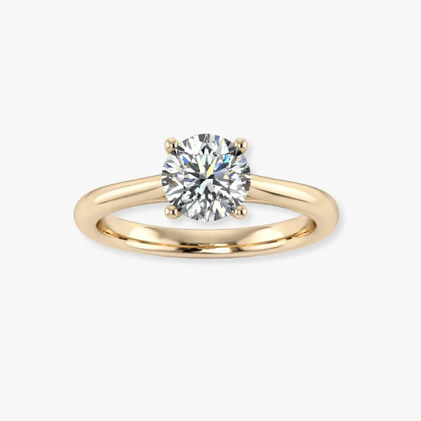 "Venice" 1.33 Carat Round Cut Solitaire Lab Grown Diamond Engagement Ring HLR638