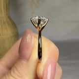 "Venoya" 2 Carat Round Cut Solitaire Diamond Engagement Ring HLR494 HEERA DIAMONDS