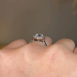 "Venus" Halo Round Brilliant Cut Diamond Engagement Ring HARB18 - HEERA DIAMONDS