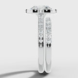 "Veronica" 1.75 Carat Oval Cut Diamond Matching Bridal Set Engagement Ring HEERA DIAMONDS