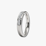 Vertical Baguette Diamond Channel Set Eternity Band Wedding Ring CVBG