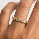 "Veya" 0.32 Carat Diamond Half Eternity Ring ET103