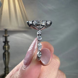 "Victoria" 2.03 Carat Marquise Cut Platinum Diamond Shoulder Engagement Ring HLR554 HEERA DIAMONDS