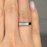 "Vionara" 0.56 Carat Princess Cut Natural Diamond Half Eternity Ring MDR4193