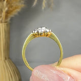 "Vionelle" 0.60 Carat Blue Sapphire Round Cut Natural Diamond Engagement Ring MSR102