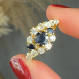 "Vyxen" Carat Round & Marquise Cut Diamond Shoulder Engagement Ring RAM1184R HEERA DIAMONDS