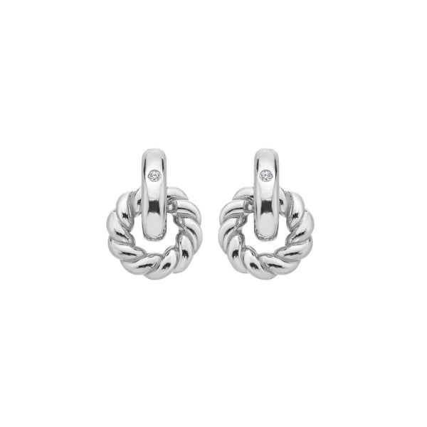 Willow Rope Earrings Hot Diamonds