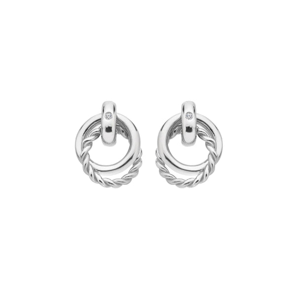 Willow Rope Earrings Hot Diamonds