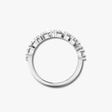 "Wren" Leaf and Branch 0.85ct Diamond Open Eternity Ring ET58 HEERA DIAMONDS