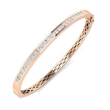 ROUND DIAMOND 0.99 CARAT CHANNEL SET BANGLE