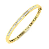 ROUND DIAMOND 0.99 CARAT CHANNEL SET BANGLE