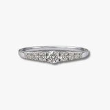 "Yen" Round Cut 1.2 carat Eternity Platinum Ring