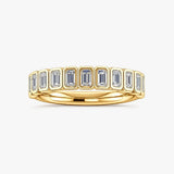 "Zaria" 0.85 Carat Diamond Half Eternity Ring ET102