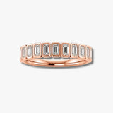 "Zaria" 0.85 Carat Diamond Half Eternity Ring ET102