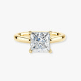 "Zella" 1 Carat Solitaire Princess Cut Diamond Engagement Ring SSPC07