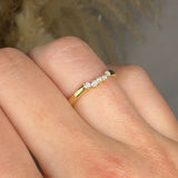 "Zelvyn" 0.1 Carat Lab Grown Diamond Half Eternity Ring HLR468 HEERA DIAMONDS
