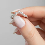 "Zephira" Round Cut 0.1 Carat Diamond Eternity Ring ET82 HEERA DIAMONDS