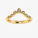 "Zephira" Round Cut 0.1 Carat Diamond Eternity Ring ET82