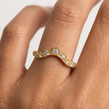 "Zephira" Round Cut 0.1 Carat Diamond Eternity Ring ET82